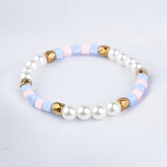 GIRLS ELEGANT BEADED NECKLACE & BRACELET