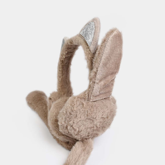 Interactive Moving Ear Plush Winter Earmuffs