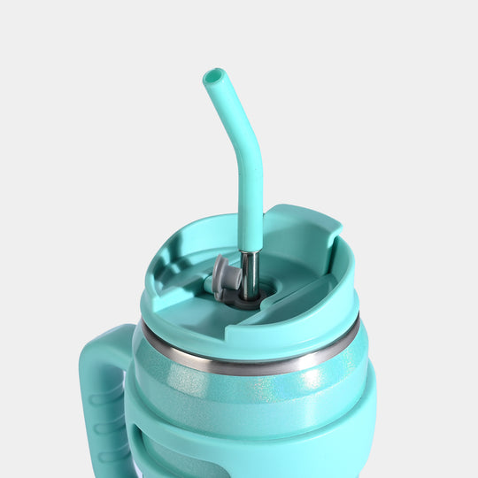 Tumbler with Handle & Straw
