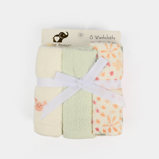 Baby Face towels/Washcloths 6Pcs