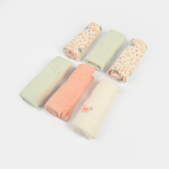 Baby Face towels/Washcloths 6Pcs