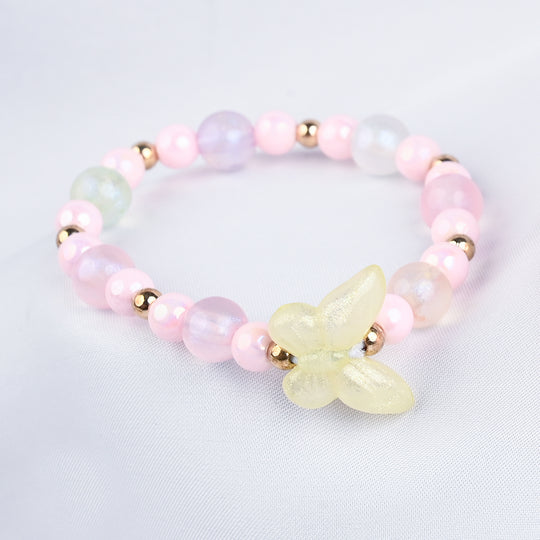 GIRLS ELEGANT BEADED NECKLACE & BRACELET