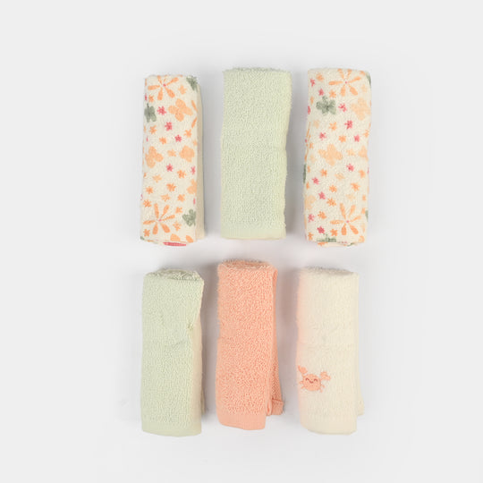 Baby Face towels/Washcloths 6Pcs
