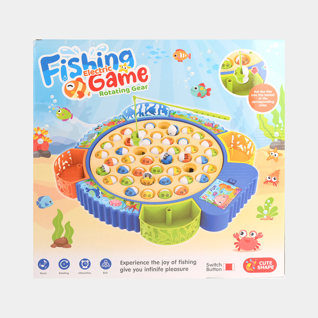 Electric Rotating Fishing Game Toy