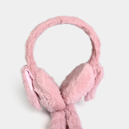 Interactive Moving Ear Plush Winter Earmuffs