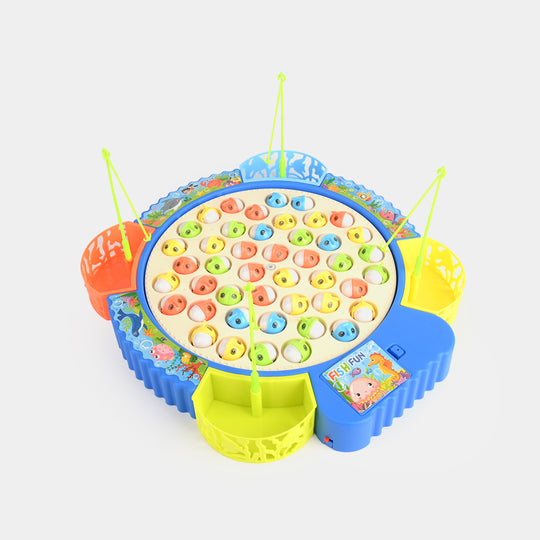 Electric Rotating Fishing Game Toy