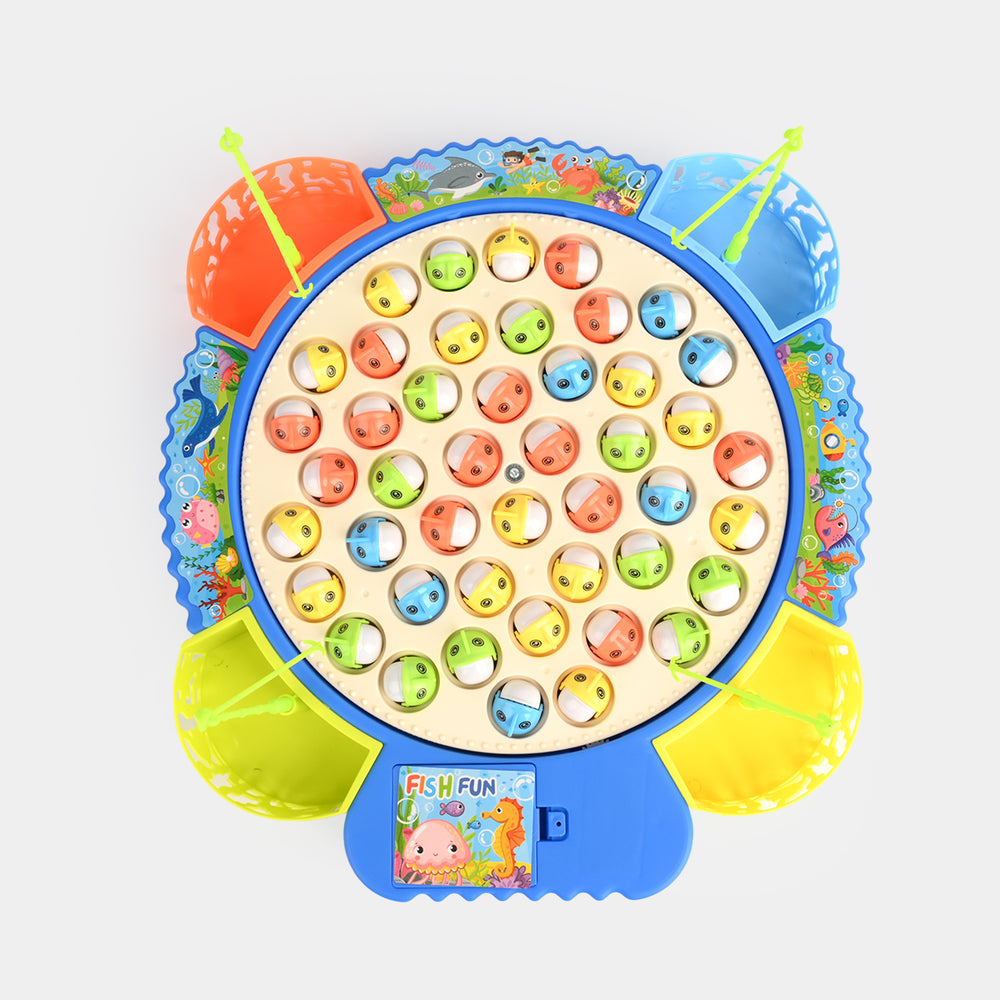 Electric Rotating Fishing Game Toy