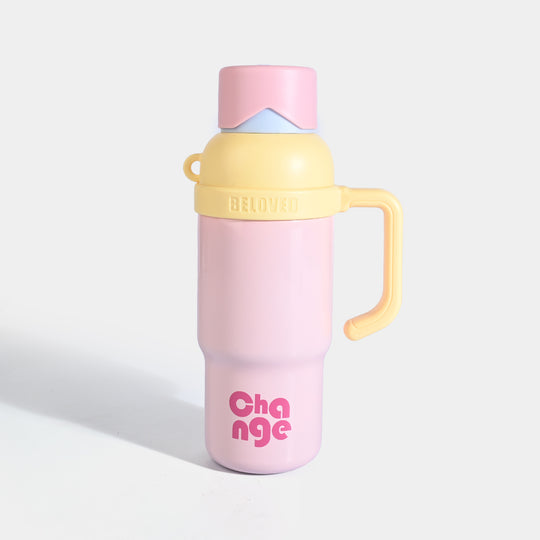 Tumbler with Handle & Straw