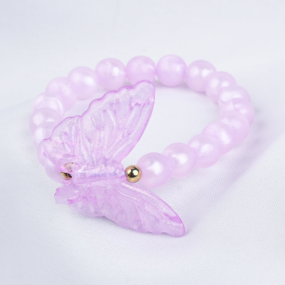 GIRLS ELEGANT BEADED NECKLACE & BRACELET