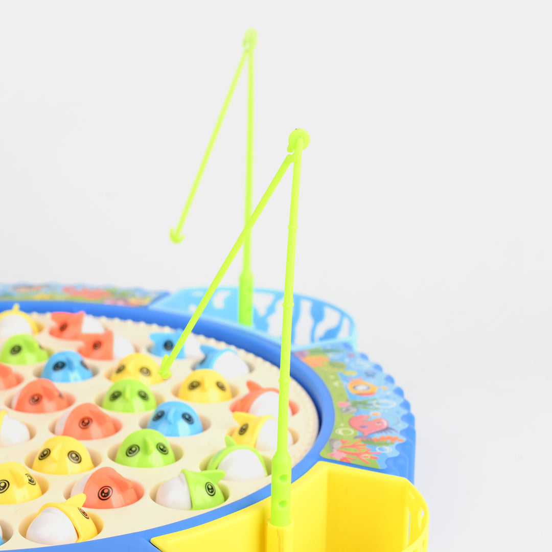Electric Rotating Fishing Game Toy