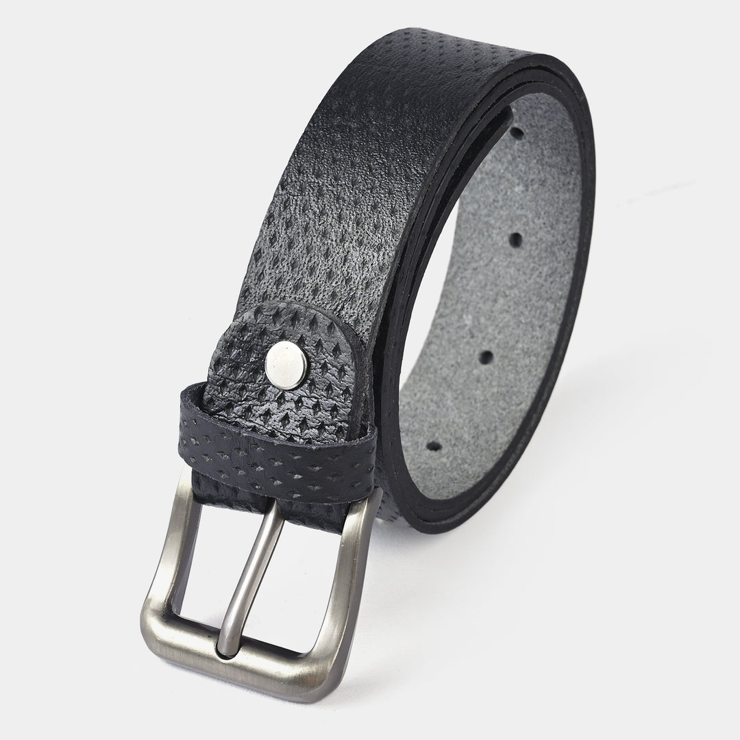 Kids Belt Textured | BLACK