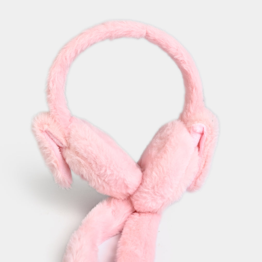 Interactive Moving Ear Plush Winter Earmuffs