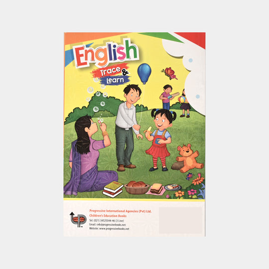 Kids Activities English Trace & Learn Book