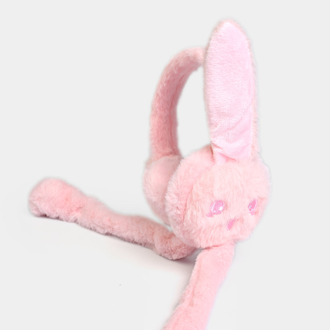 Interactive Moving Ear Plush Winter Earmuffs