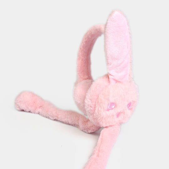 Interactive Moving Ear Plush Winter Earmuffs
