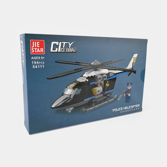 Special Police Helicopter Building Blocks 194Pcs