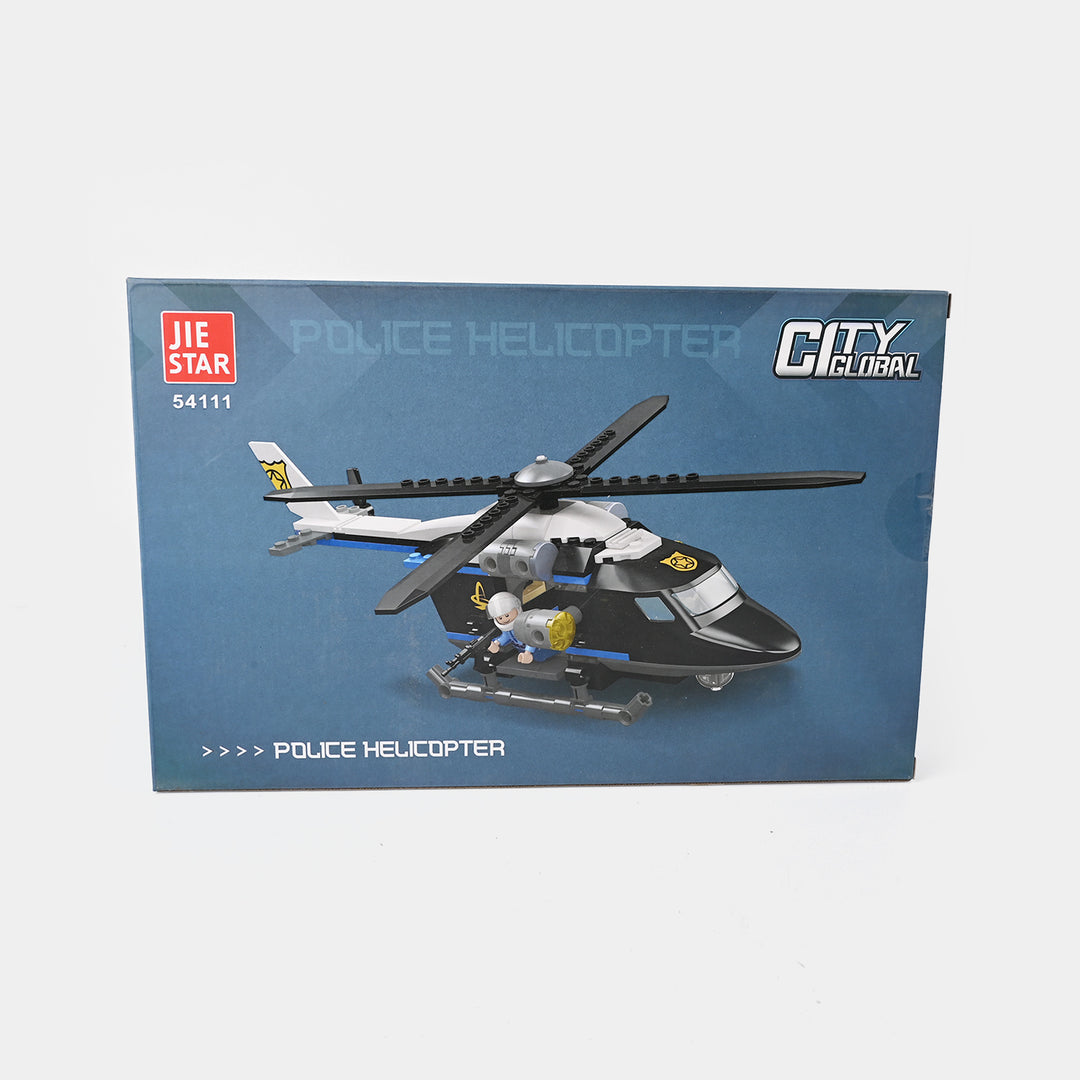 Special Police Helicopter Building Blocks 194Pcs