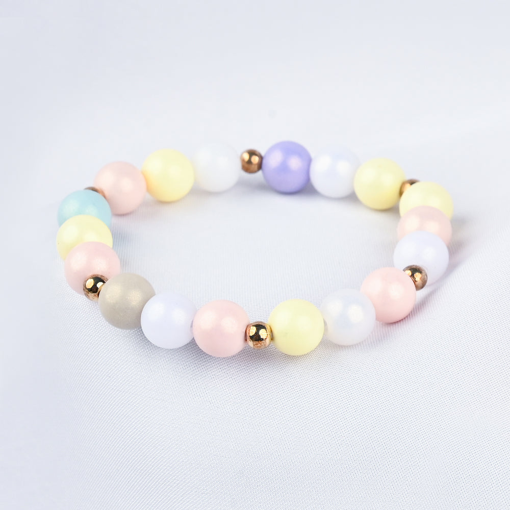 GIRLS ELEGANT BEADED NECKLACE & BRACELET