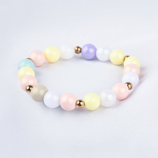 GIRLS ELEGANT BEADED NECKLACE & BRACELET