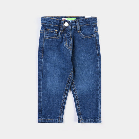 Infant Girls Denim Stretch Denim Pant Basic-Mid Blue