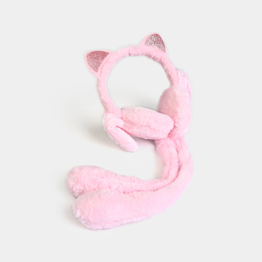 Interactive Moving Ear Plush Winter Earmuffs
