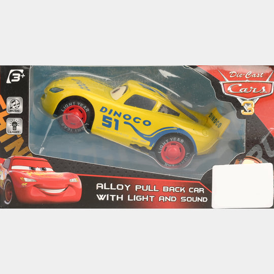 Alloy Pull Back Racing Car Toy with Light and Sound
