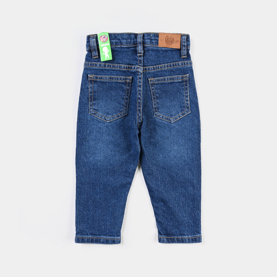 Infant Girls Denim Stretch Denim Pant Basic-Mid Blue