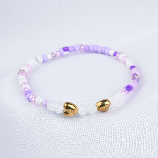 GIRLS ELEGANT BEADED NECKLACE & BRACELET