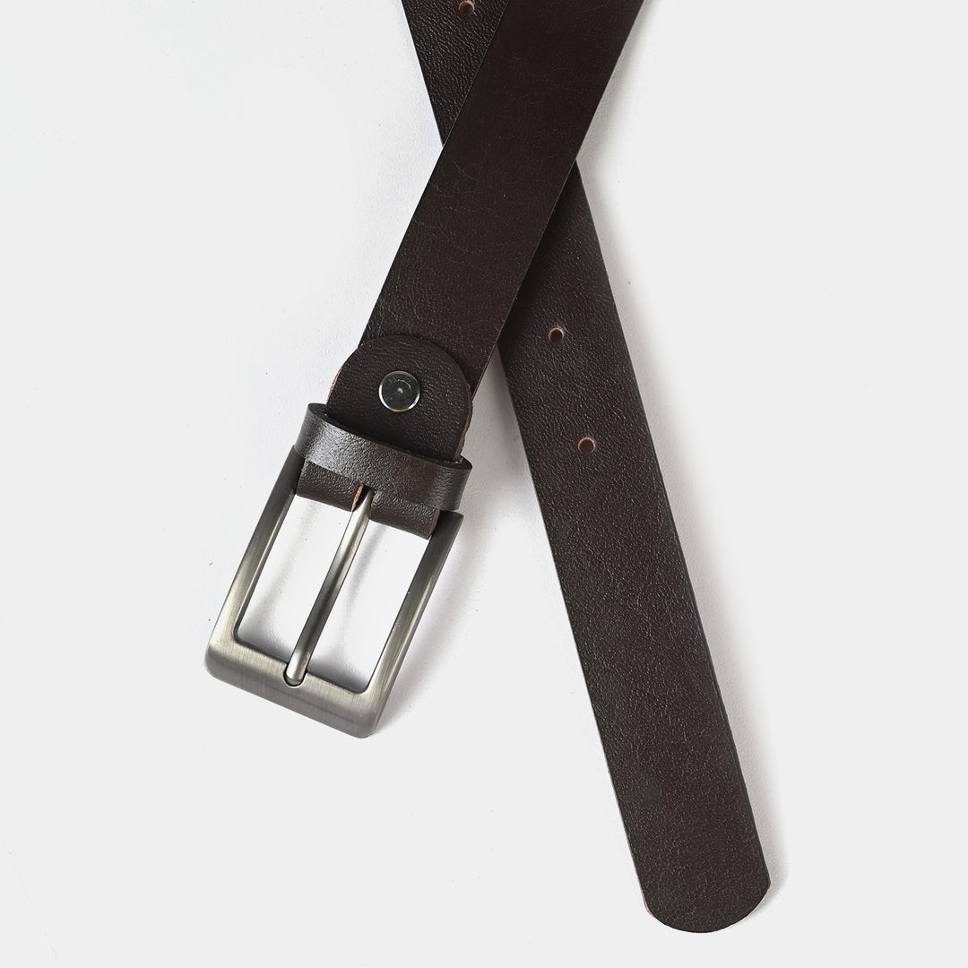 Kids Belt Plain D.Brown #1-D.Brown