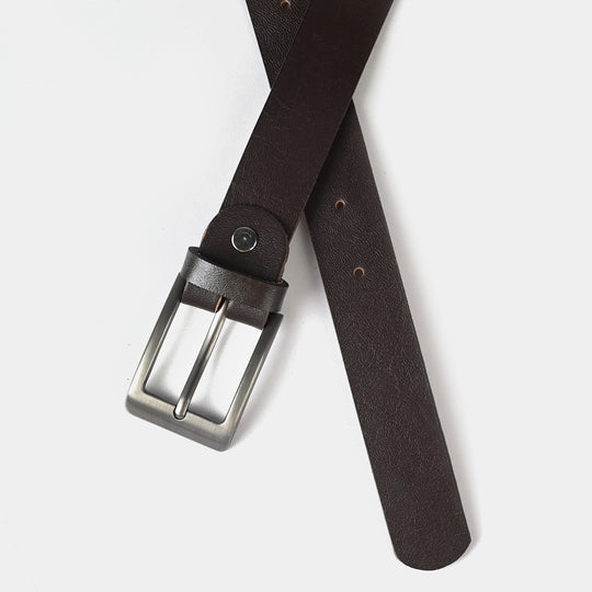 Kids Belt Plain D.Brown #1-D.Brown