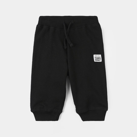 Infant Boys Cotton PK Pyjama (Cool Time Only) - Jet Black