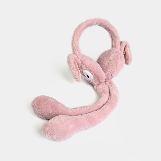 Interactive Moving Ear Plush Winter Earmuffs