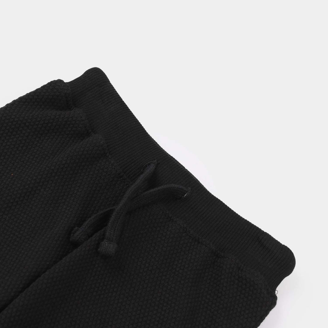 Infant Boys Cotton PK Pyjama (Cool Time Only) - Jet Black