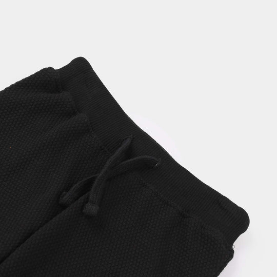 Infant Boys Cotton PK Pyjama (Cool Time Only) - Jet Black