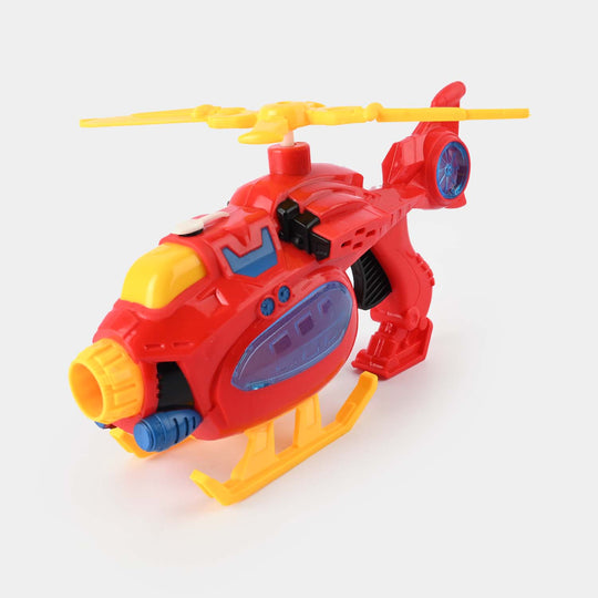 Spray Helicopter Musical Toy For Kids