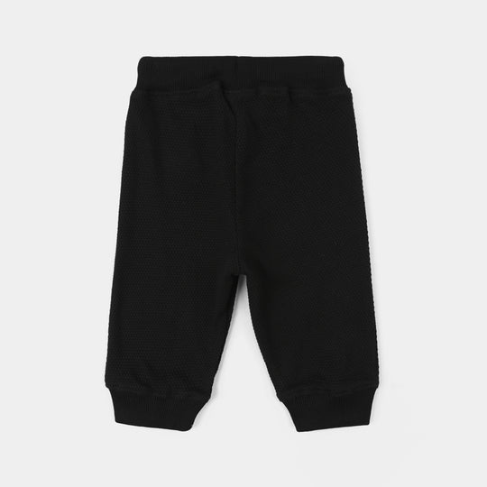 Infant Boys Cotton PK Pyjama (Cool Time Only) - Jet Black