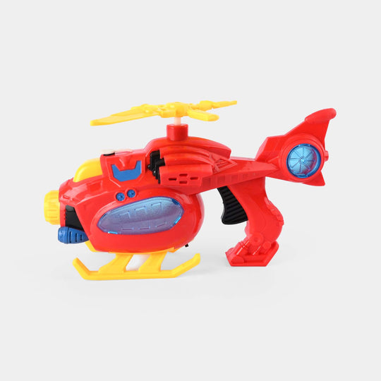 Spray Helicopter Musical Toy For Kids