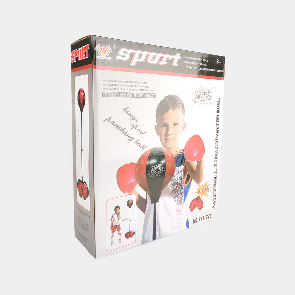 Kids Standing Boxing Punching Bag Set