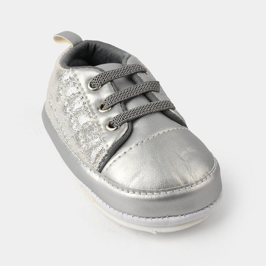 Girls Shoes 222-16-SILVER