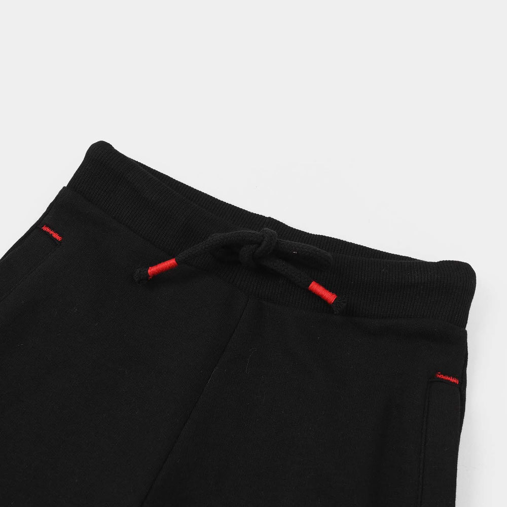 Boys Jersey/Terry Shorts (Basic) - Jet Black