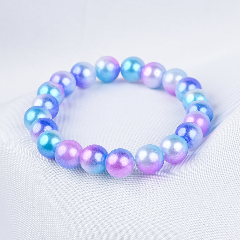 GIRLS ELEGANT BEADED NECKLACE & BRACELET