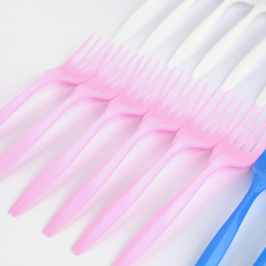 Disposable Plastic Forks (24-Piece Pack)