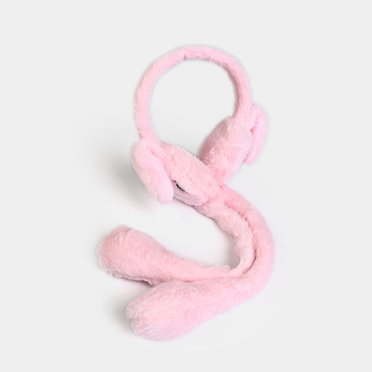 Interactive Moving Ear Plush Winter Earmuffs