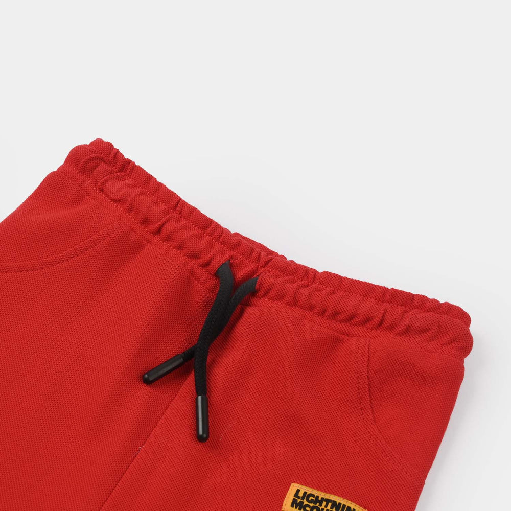 Infant Boys Jersey/Terry Shorts - Red