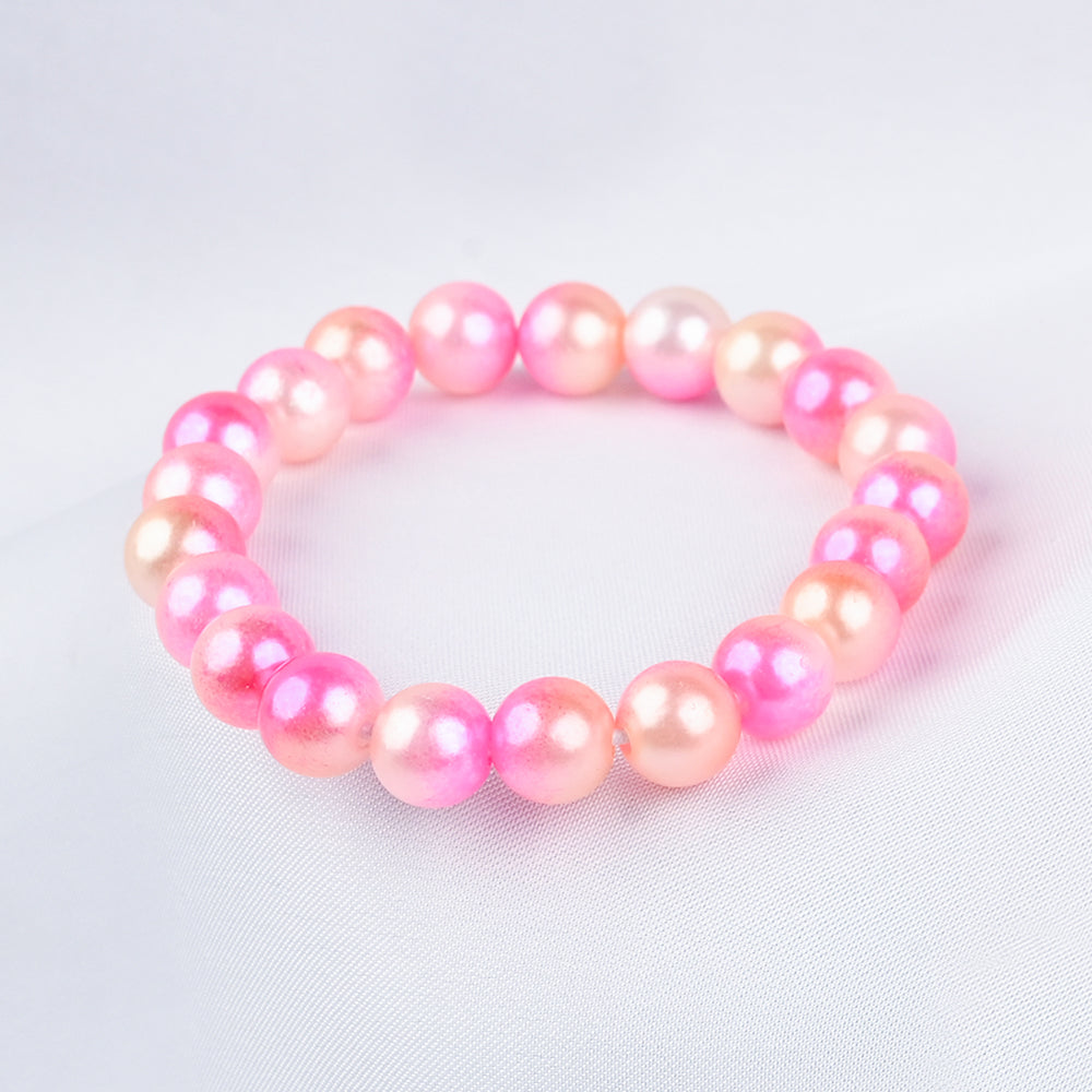 GIRLS ELEGANT BEADED NECKLACE & BRACELET