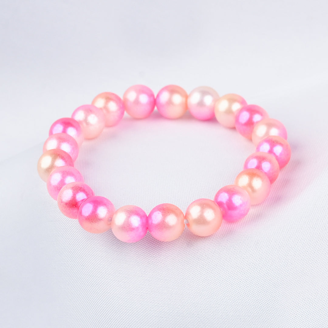 GIRLS ELEGANT BEADED NECKLACE & BRACELET
