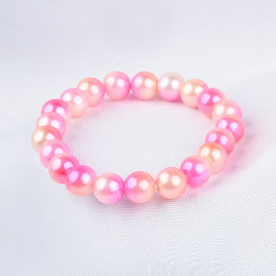 GIRLS ELEGANT BEADED NECKLACE & BRACELET