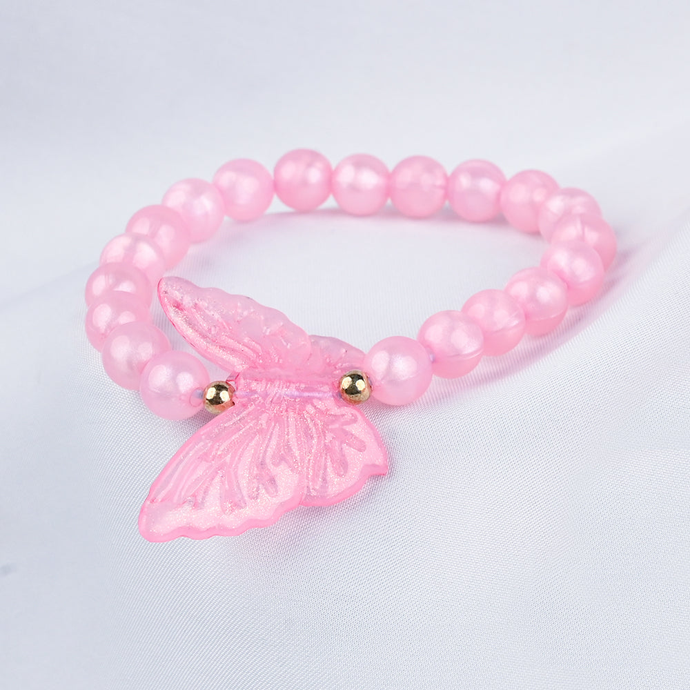GIRLS ELEGANT BEADED NECKLACE & BRACELET