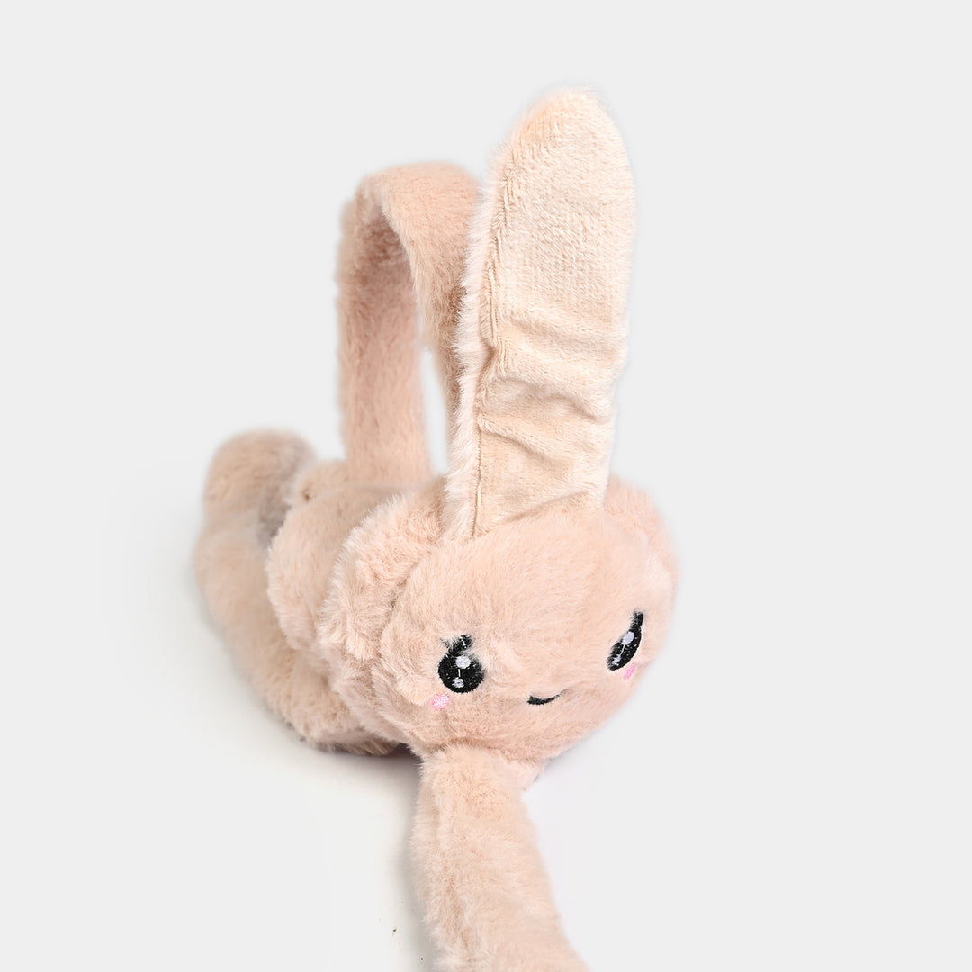 Interactive Moving Ear Plush Winter Earmuffs