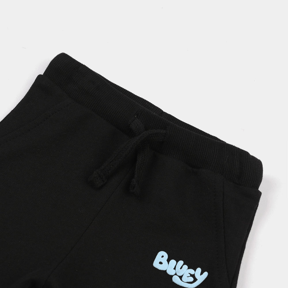 Infant Boys Jersey/Terry Shorts – Jet Black